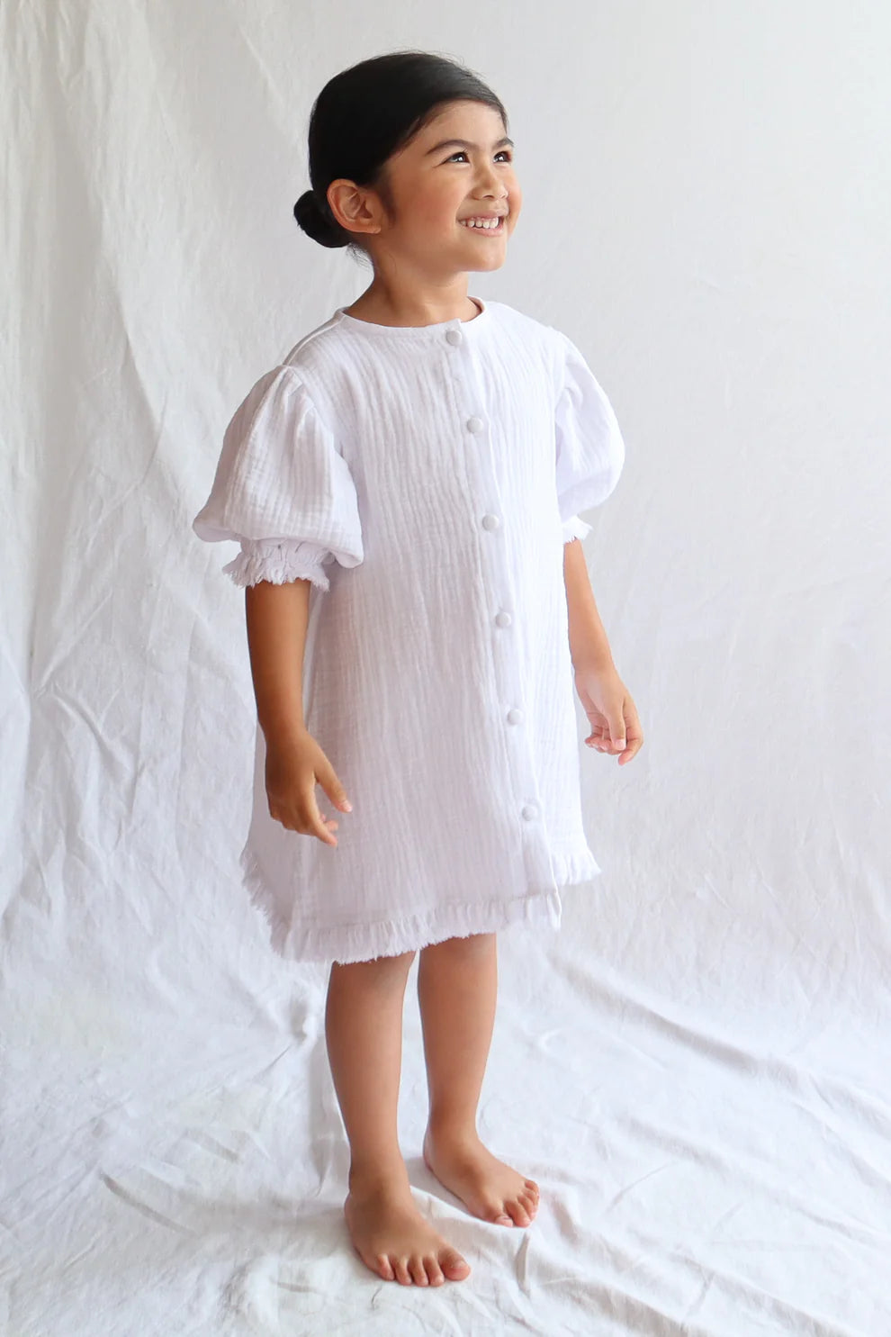 Wovenwear - Cotton Frayed Bubble Dress