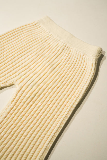 Illoura the Label - Essential Ribbed 3/4 Knit Pants